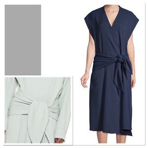 Tibi women’s chalky dolman-sleeve wrap dress